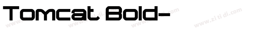 Tomcat Bold字体转换